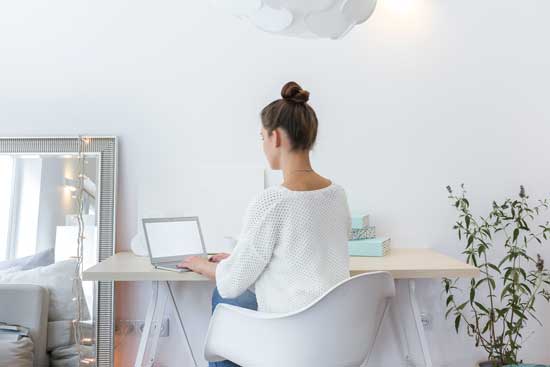 Include white decor and reflective surfaces in your home to increase sunlight.